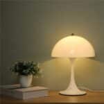 Lampe de bureau forme champignon design minimaliste