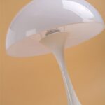 Lampe de bureau forme champignon design minimaliste