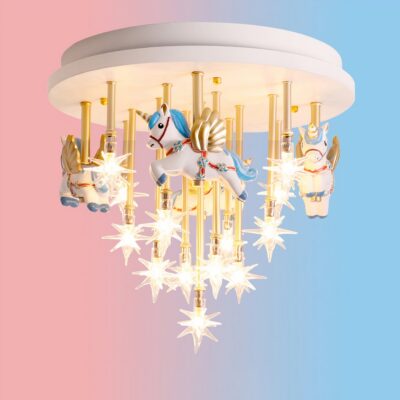 lampe plafonnier licorne
