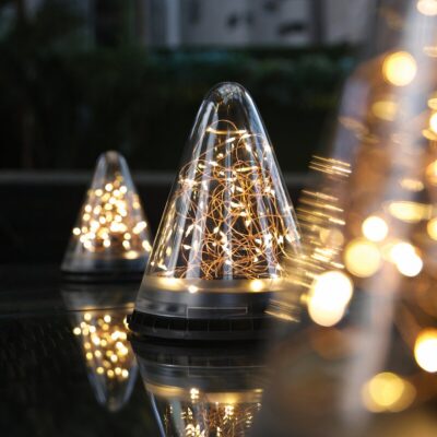 Cône de lumière pour jardin