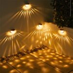Lot de 4 Lampes Murales Extérieures Solaires — Comptoir des Lampes