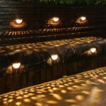 Lot de 4 Lampes Murales Extérieures Solaires