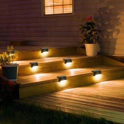 Lampe solaire spéciale escalier