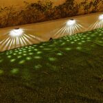 Lot de 4 Lampes Murales Extérieures Solaires