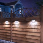 Lot de 4 Lampes Murales Extérieures Solaires