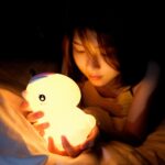 Veilleuse colorée licorne en silicone