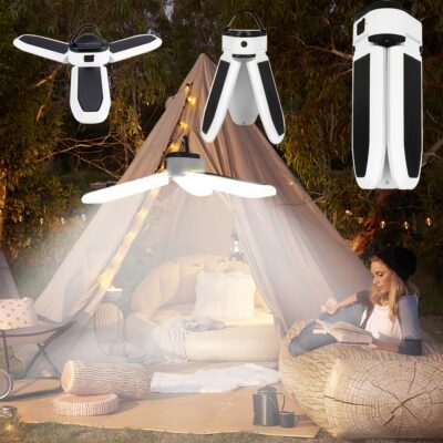 Lampe suspension araignée de camping