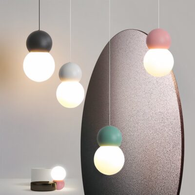 Lampe suspendue au design nordique et minimaliste