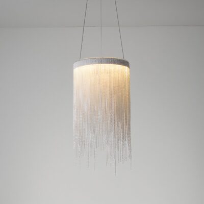 Plafonnier Led à chaîne en aluminium au design nordique moderne