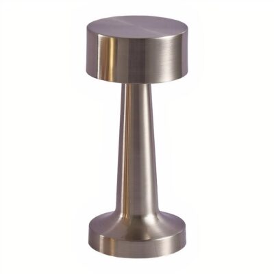 Lampe de table tactile style moderne acier