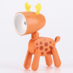 Mini lampe LED pliable en forme de girafe coloré