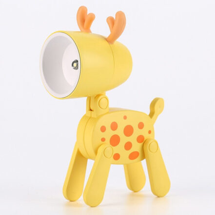 Mini lampe LED pliable en forme de girafe coloré