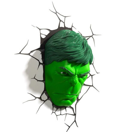 Applique Murale à LED au Design de Marvel Hulk