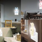 Lampe LED veilleuse en forme de tête de lapin