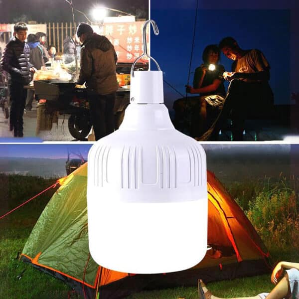 Lampe camping 60w avec éclairage LED à 360°