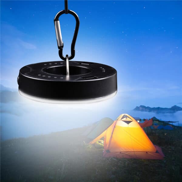 Lampe camping LED avec crochet de suspension