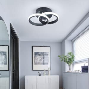 Lampe plafond LED au design nordique moderne accrochée au plafond
