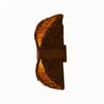 Lampe murale tressée vintage présentée sur fond blanc