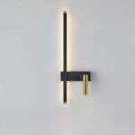 Lampe murale moderne et créative sur fond gris