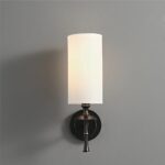 Lampe murale rétro de style américain sur fond gris