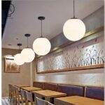 Lampe plafond moderne en forme de globe