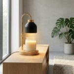 Lampe chauffe bougie électrique sécurisée et réglable