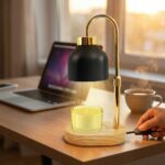Lampe chauffe bougie électrique sécurisée et réglable