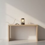 Lampe de table lanterne vintage nomade