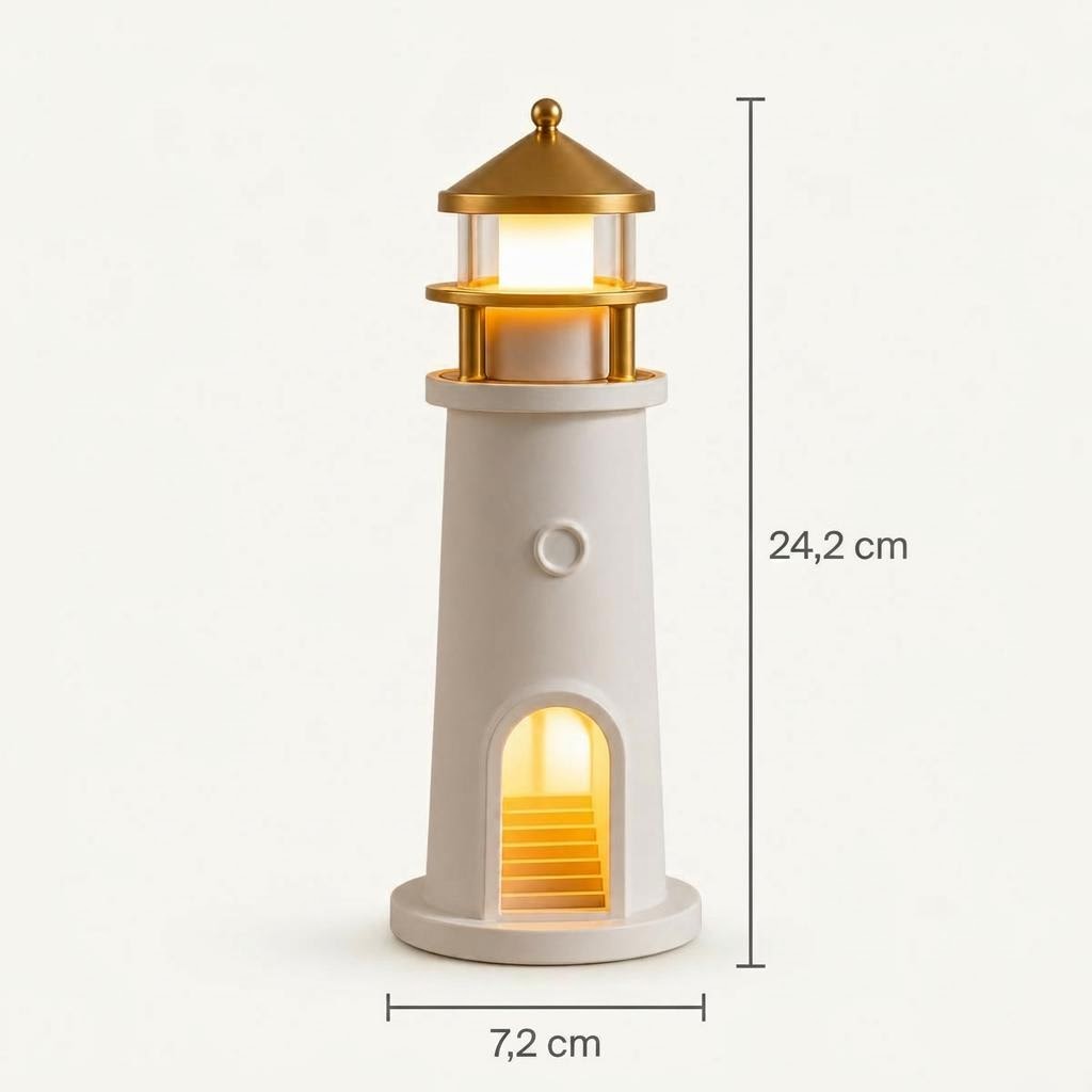 Lampe bluetooth avec projecteur lune en forme de phare